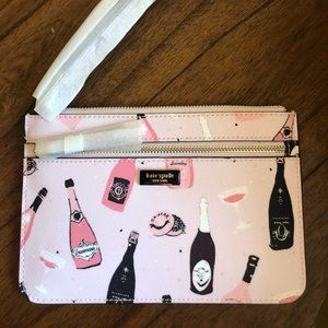 NWT Kate Spade Shore Street Champagne Wristlet